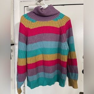 Dreamers Colorful Knit Top